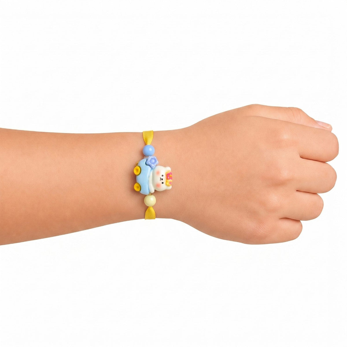 Teddy Ride Kids Rakhi Gift Set Nestasia