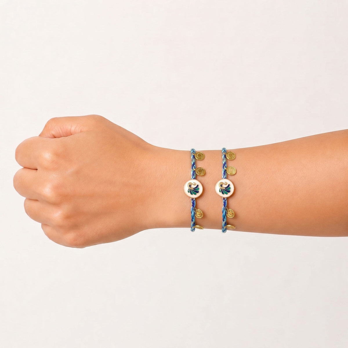 Peacock Rakhi Gift Set Nestasia