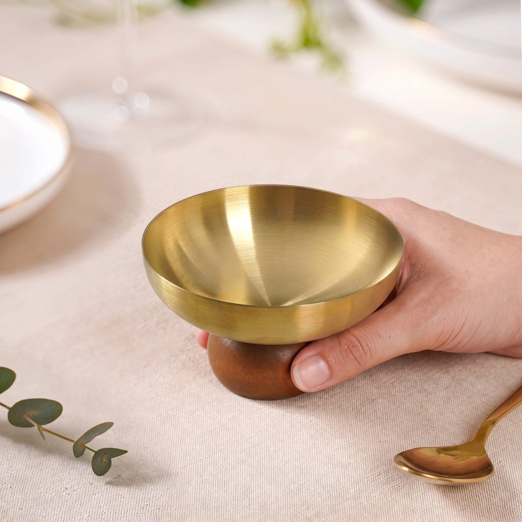 Gold Plated Stainless Steel Bowl 150ml Nestasia