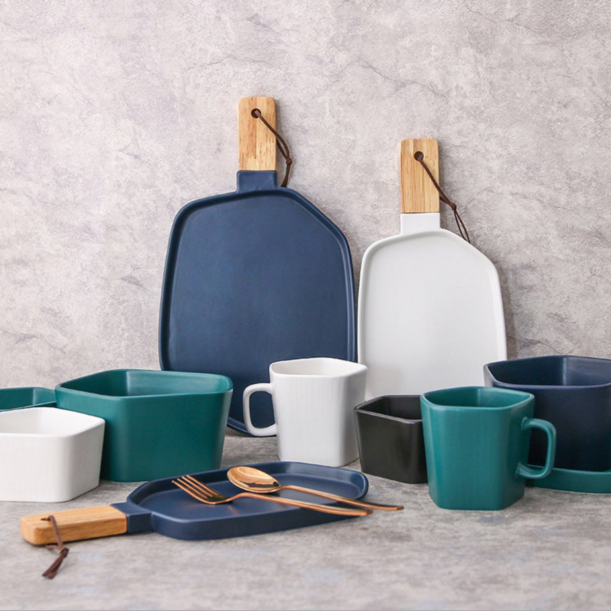 Hexa Plate With Handle Nestasia