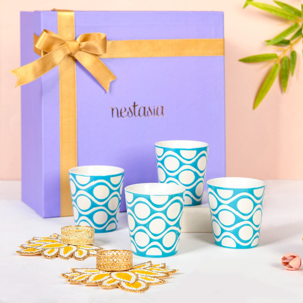 Sips & Celebrations Gift Hamper Set Of 7 Nestasia