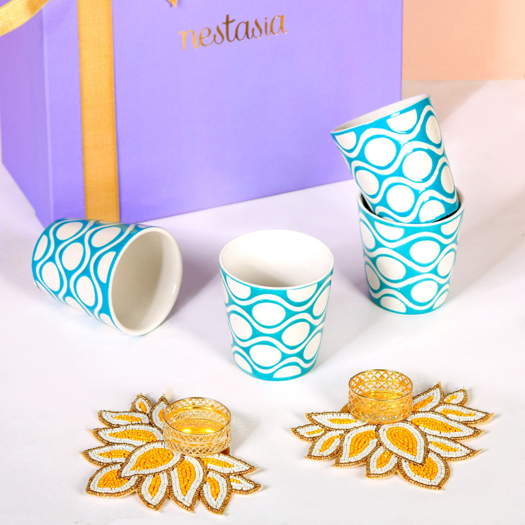 Sips & Celebrations Gift Hamper Set Of 7 Nestasia