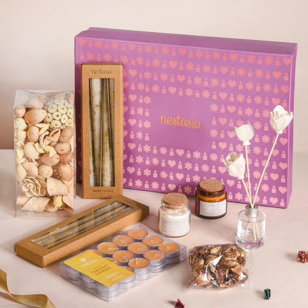 Warm Wishes Candle And Diffuser Gift Hamper Set Nestasia