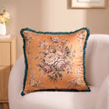 Gilded Garden Embroidered Cushion Cover 40x40cm Nestasia