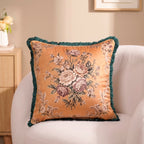 Gilded Garden Embroidered Cushion Cover 40x40cm Nestasia