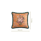 Gilded Garden Embroidered Cushion Cover 40x40cm Nestasia