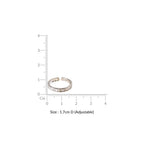 Gilded Glow Silver Luxe Ring Nestasia