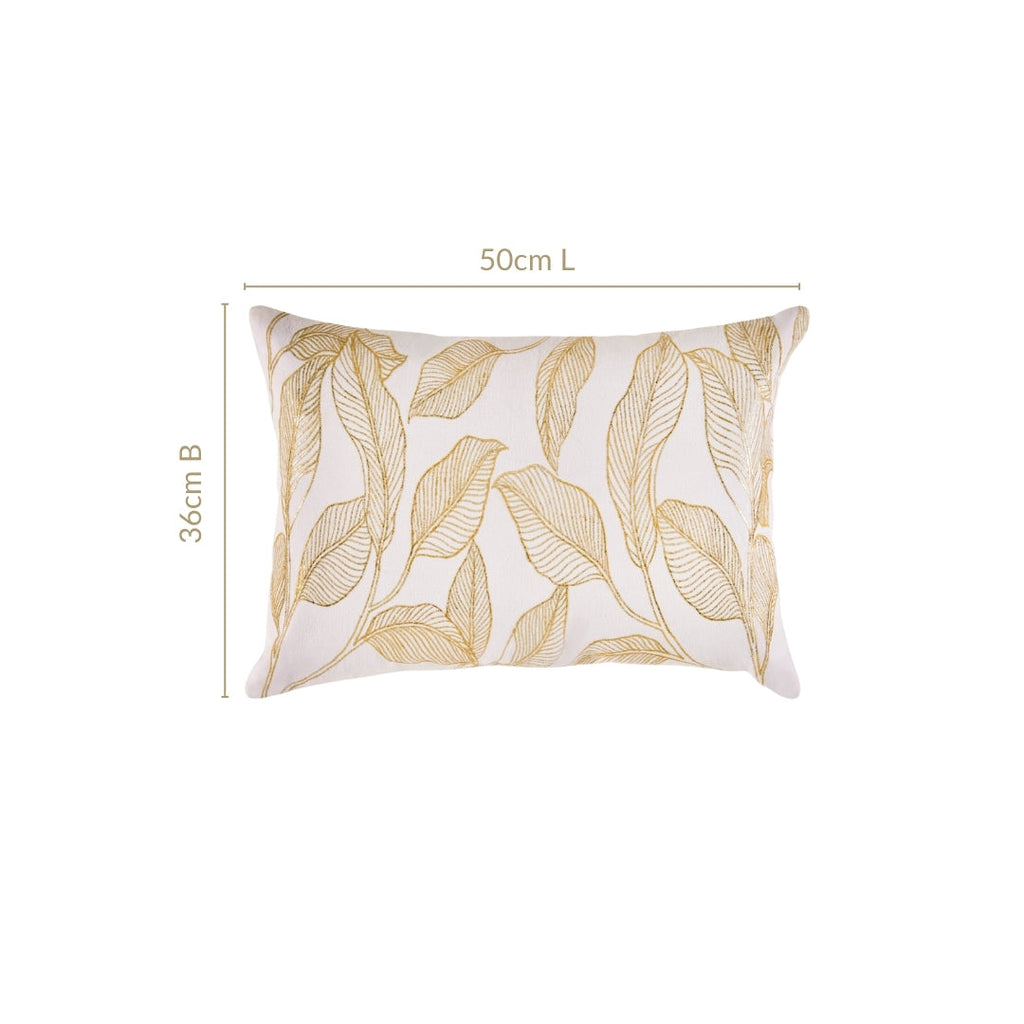 Gilded Grove Cotton Cushion Cover 50x36cm Nestasia