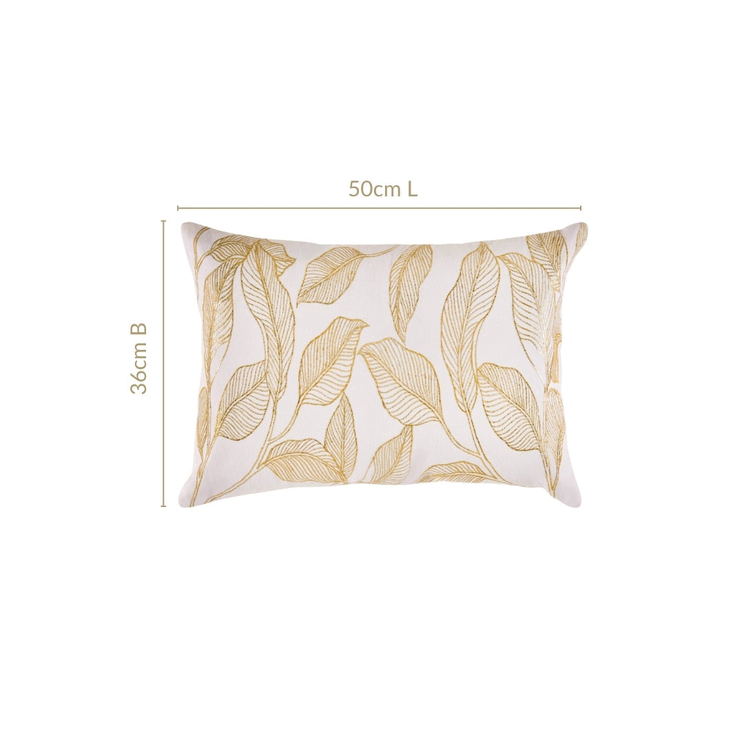 Gilded Grove Cotton Cushion Cover 50x36cm Nestasia