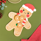 Gingerbread Man Serving Platter 30x22cm Nestasia