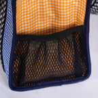 Checkered Lunch Bag Blue Nestasia