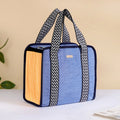 Checkered Lunch Bag Blue Nestasia