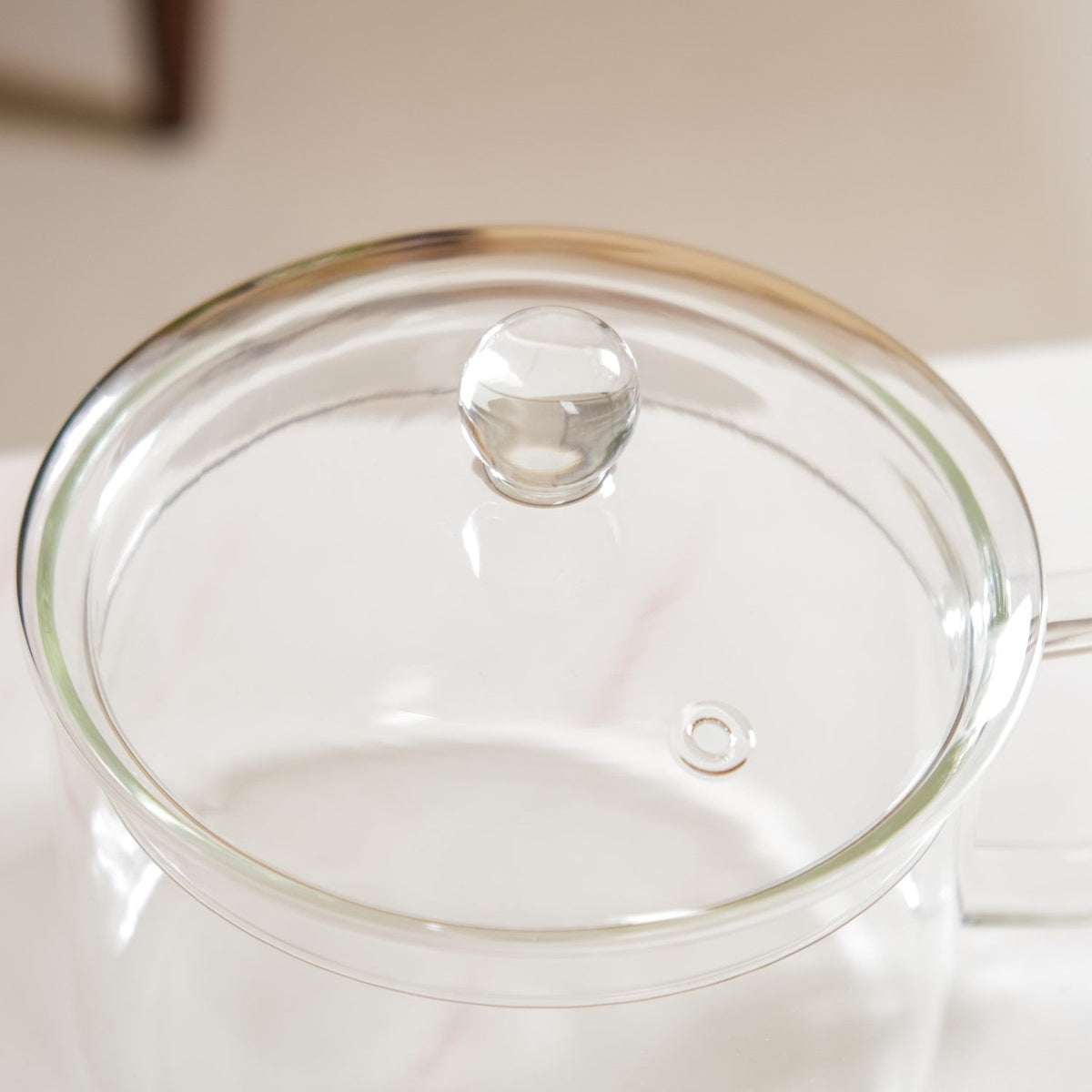 Glass Cooking Pot With Handle 1700ml Nestasia