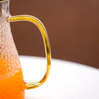 Glass Jug With Texture 1300ml Nestasia
