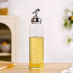 Glass Oil Dispenser Bottle With Measurement Marking 750ml Nestasia