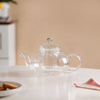 Classic Glass Tea Pot With Infuser 600ml Nestasia