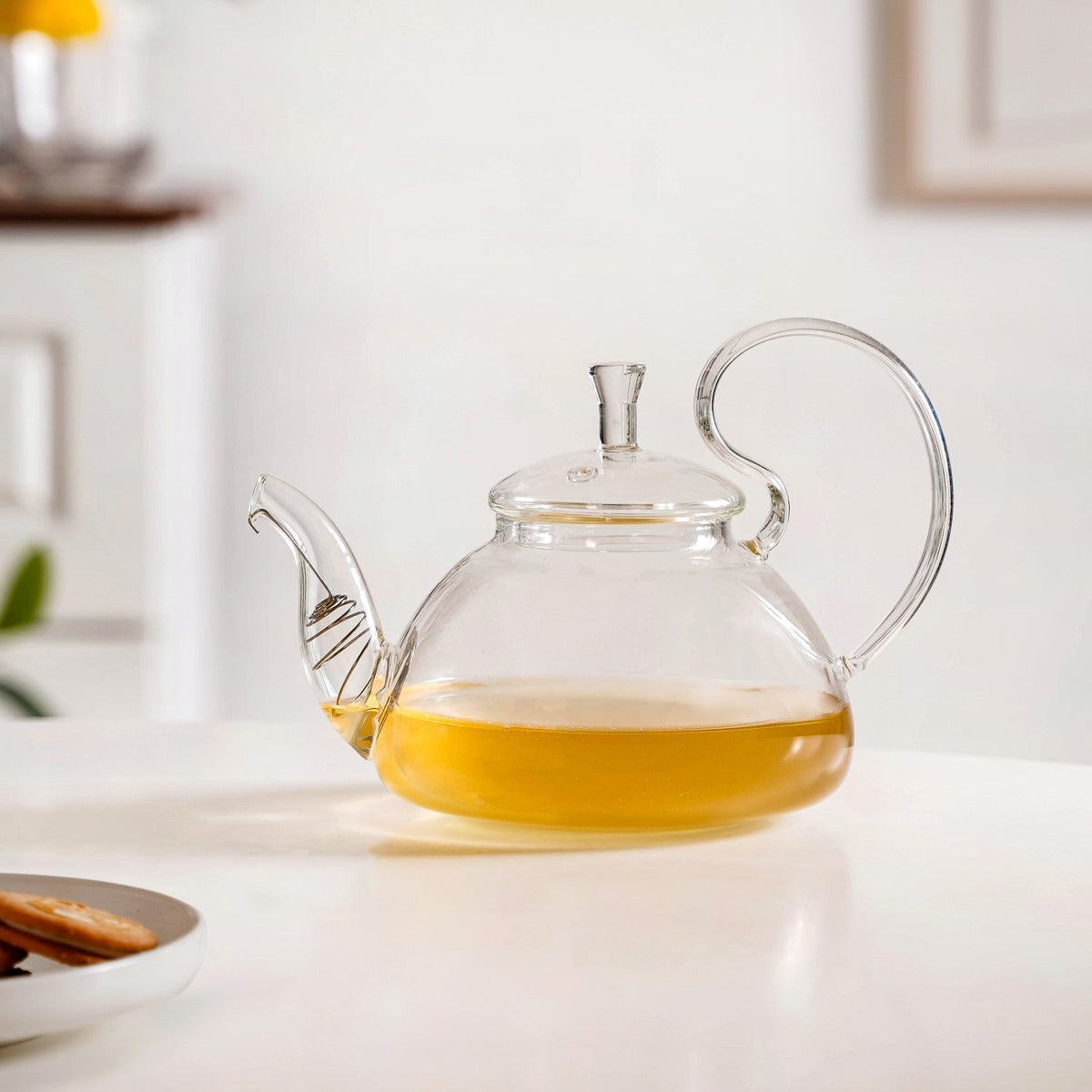 Vintage Glass Tea Pot 800ml Nestasia