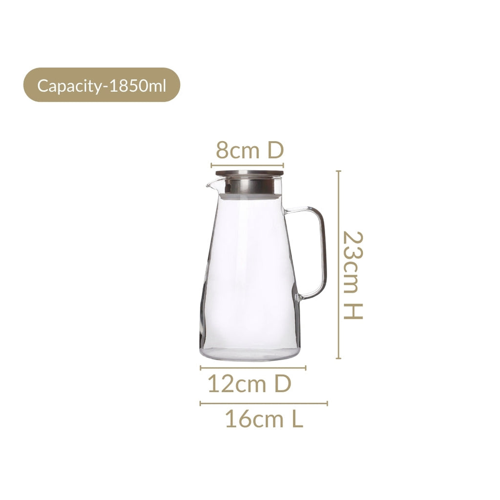 Glass Jug 1500ml Nestasia