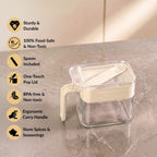 Glass Seasoning Jar With Spoon 340ml Nestasia