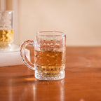Diamond Embossed Glass Cup Set Of 6 200ml Nestasia