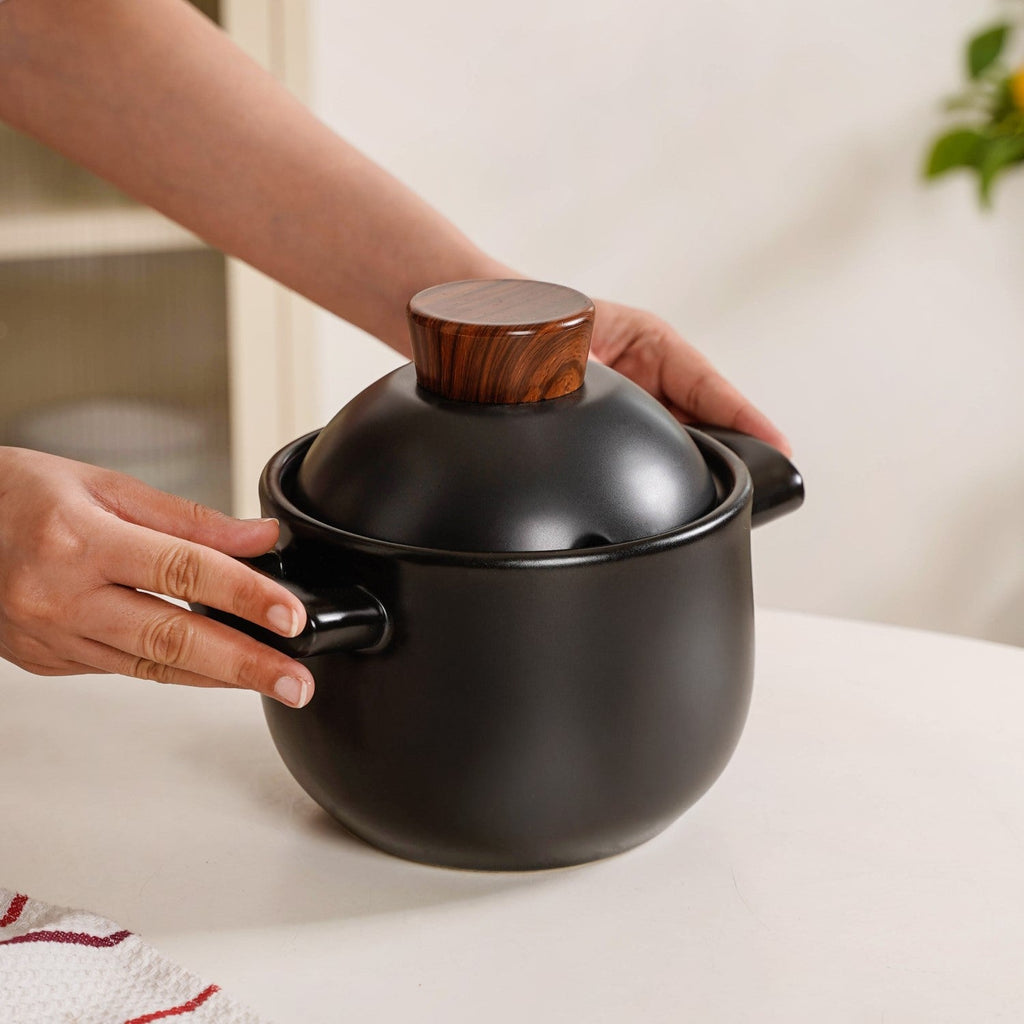Claymist Chinese Style Ceramic Cooking Pot 1700ml Nestasia