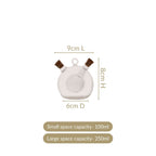 Round Reeded 2 in 1 Glass Oil Vinegar Dispenser Bottle Nestasia
