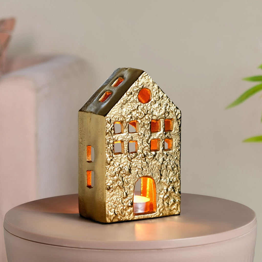 Glowhouse Gold Tealight Holder Nestasia