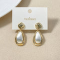 Gold Drizzle Drops Dangler Earrings Nestasia