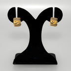 Gold Embossed Studs Beige Nestasia