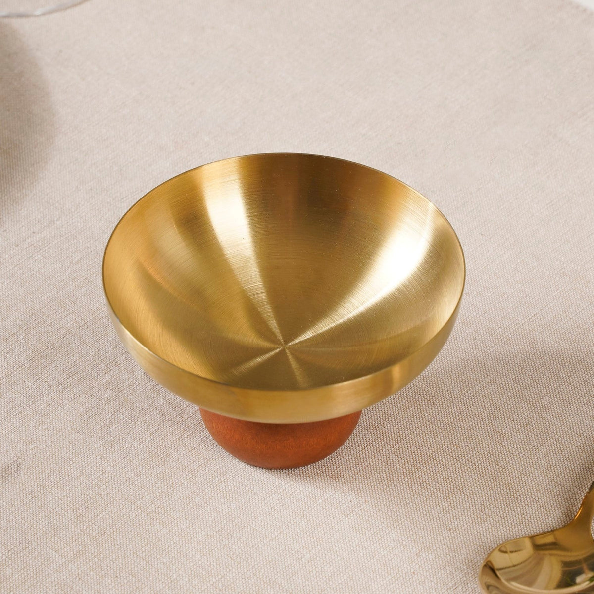 Gold Plated Stainless Steel Bowl 150ml Nestasia