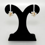 Gold Radiance Cluster Earrings Nestasia