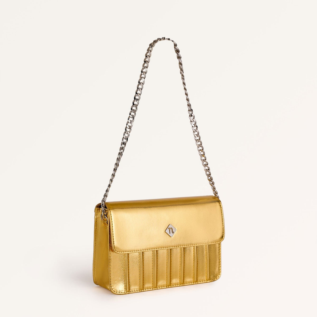 Gold Sheen Shoulder Bag Nestasia