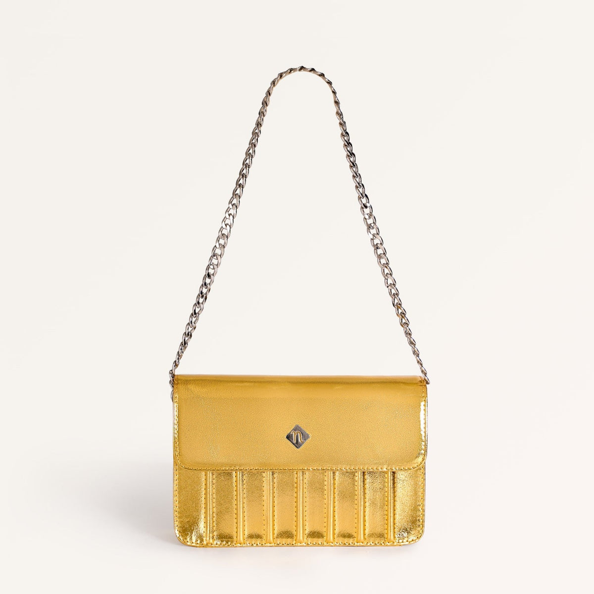 Gold Sheen Shoulder Bag Nestasia
