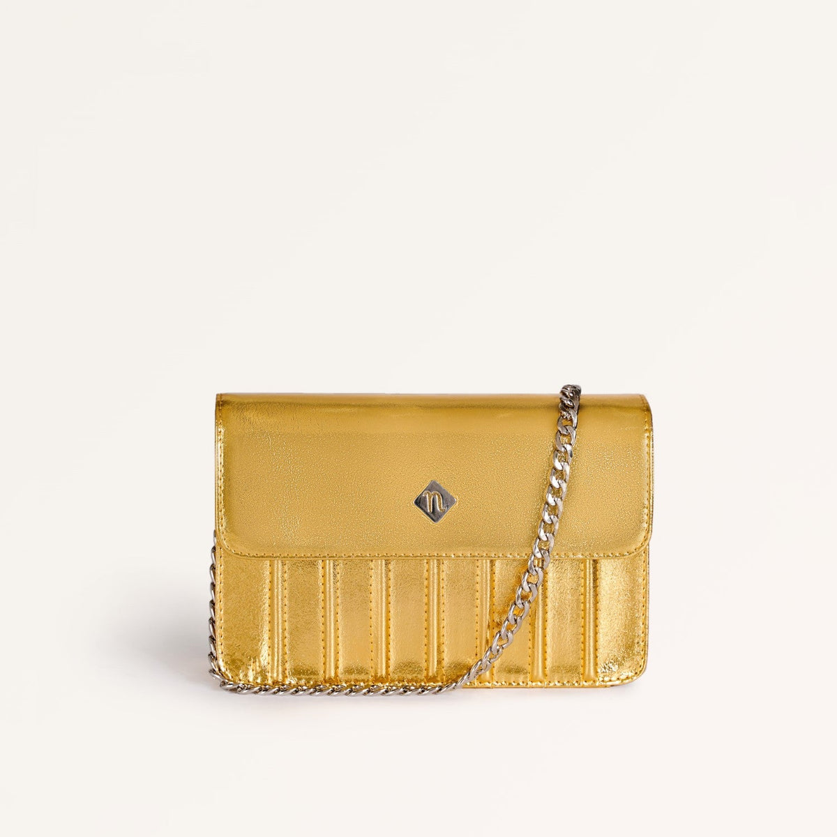 Gold Sheen Shoulder Bag Nestasia
