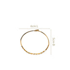 Gold Zigzag Pearl Bracelet Nestasia