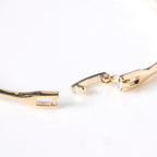 Gold Zigzag Pearl Bracelet Nestasia