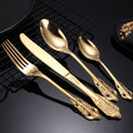 Gold Cutlery Set Nestasia