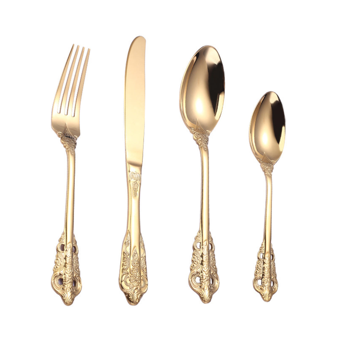 Gold Cutlery Set Nestasia