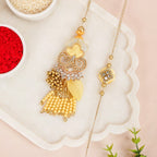 Golden Glow Rakhi Lumba Gift Set Nestasia