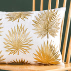 Golden Grace Cotton Cushion Cover 50x36cm Nestasia