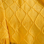 Sweet Corn Yellow Couch Throw Nestasia