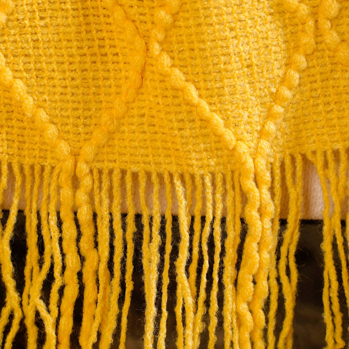 Sweet Corn Yellow Couch Throw Nestasia