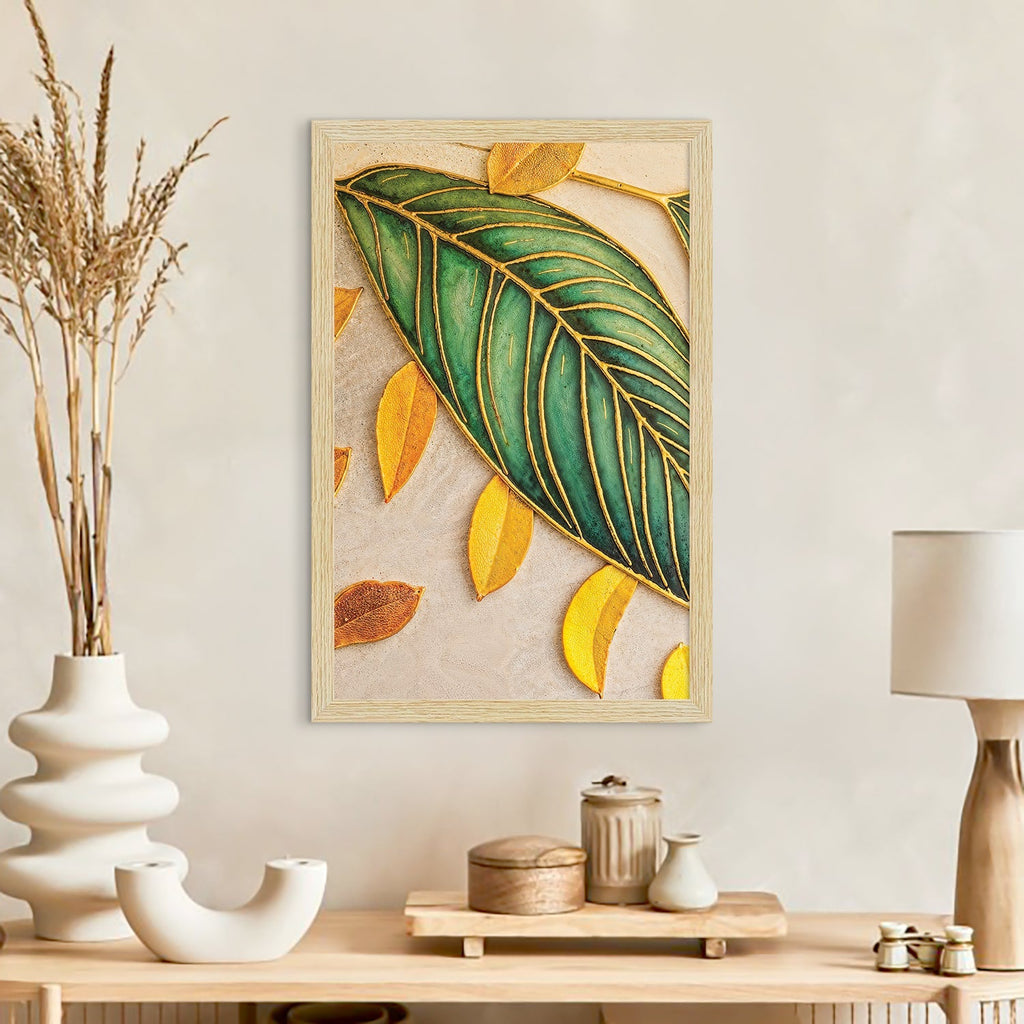 Floral Abstract Art Paintings, Painting For Wall Living Room, Set of 3 AXIII-52-ABS ArtX