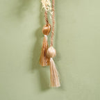 Golden Rings Dried Natural Flower Wall Hanging Nestasia