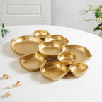 Golden Cluster Tray Large Nestasia