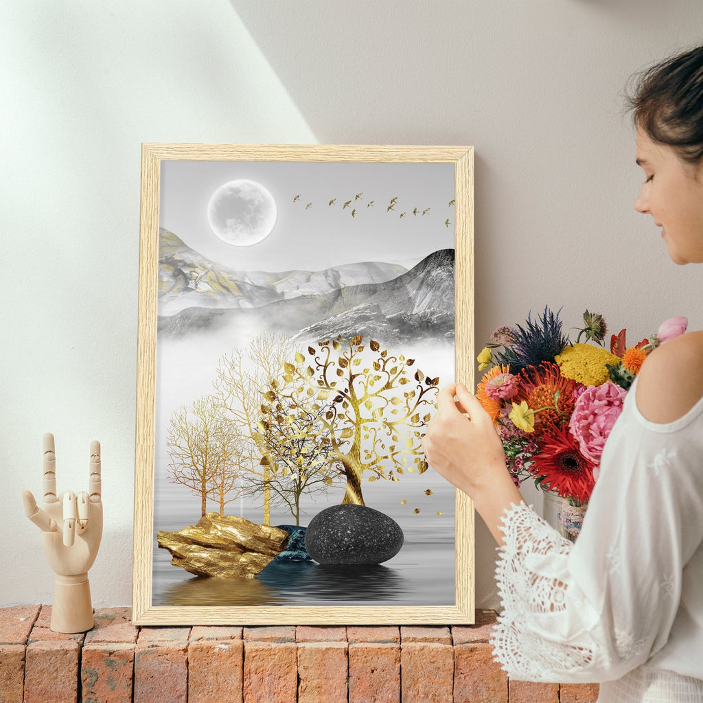 Fantacy Landscape Paintings For Wall Decoration, Set of 3 AXIII-27-LND ArtX