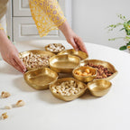 Golden Cluster Tray Large Nestasia