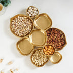 Golden Cluster Tray Large Nestasia