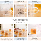 Good Morning Cup Set Of 6 130ml Nestasia