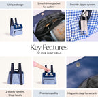 Googly Eyes Checkered Bag For Kids Nestasia